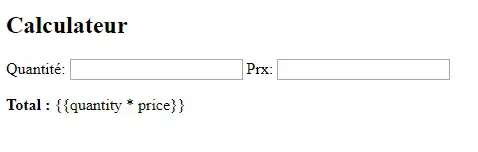 angularjs databinding exemple 2